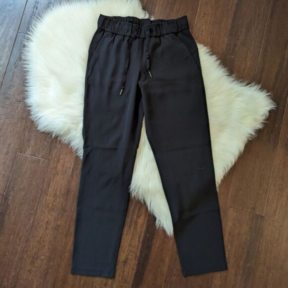 Lululemon On The Fly Pant 27" Black 4 - Picture 7 of 11